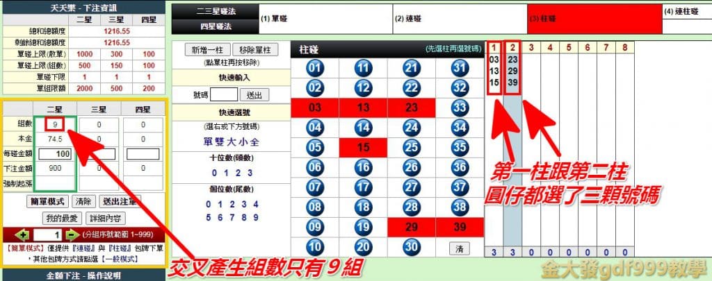 六合彩柱碰玩法說明