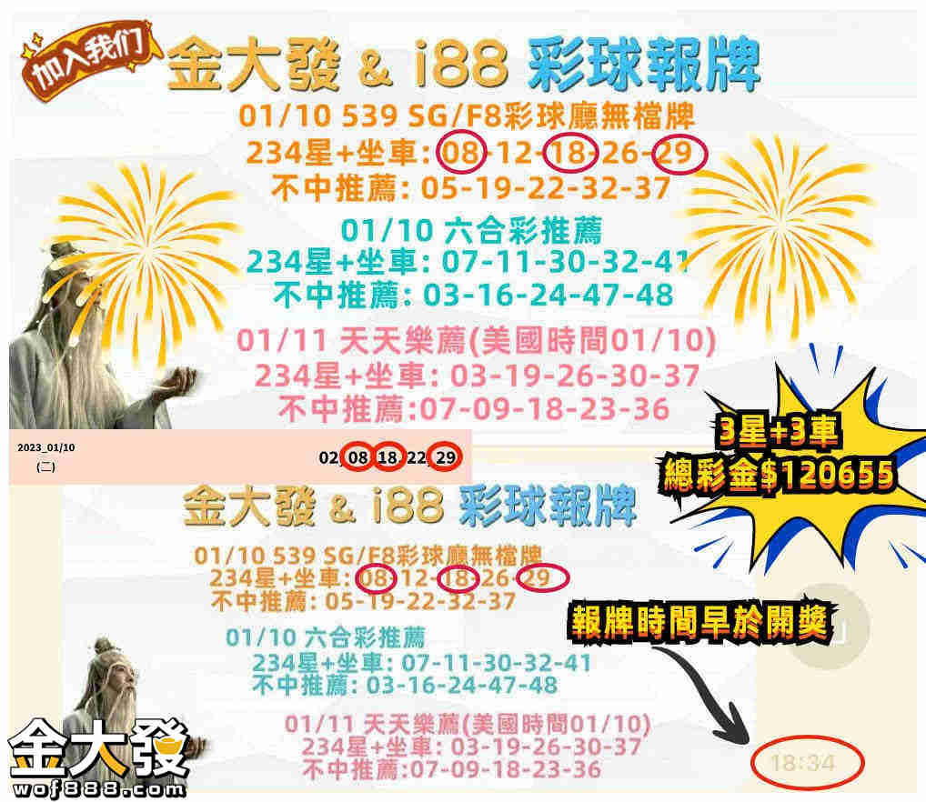 539明牌－金大發提供