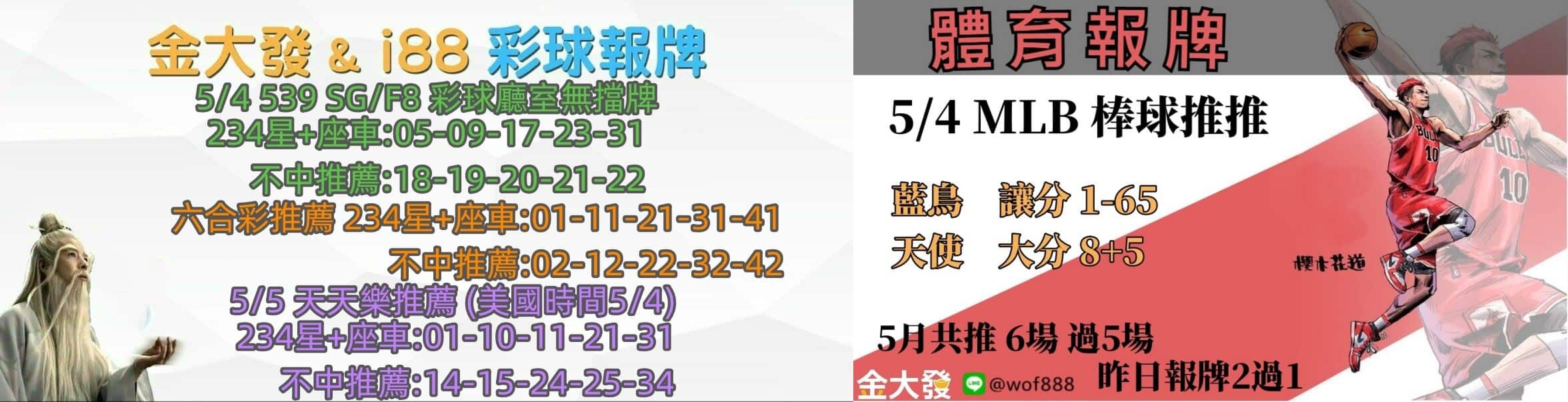 彩球報牌+運彩分析