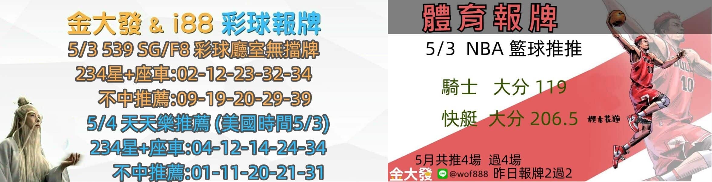 彩球報牌+運彩分析