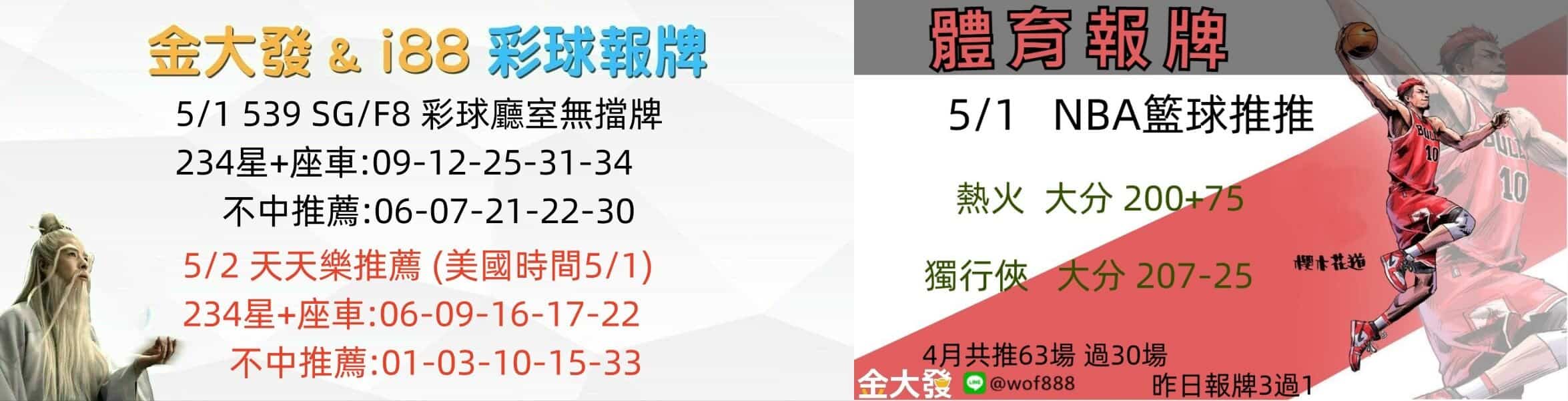 彩球報牌+運彩分析