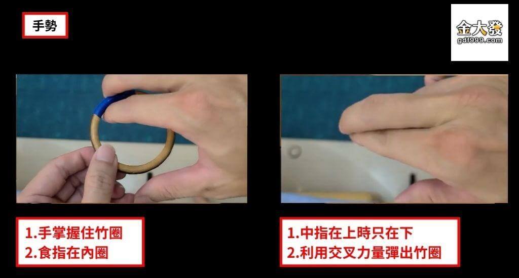 套圈圈手勢