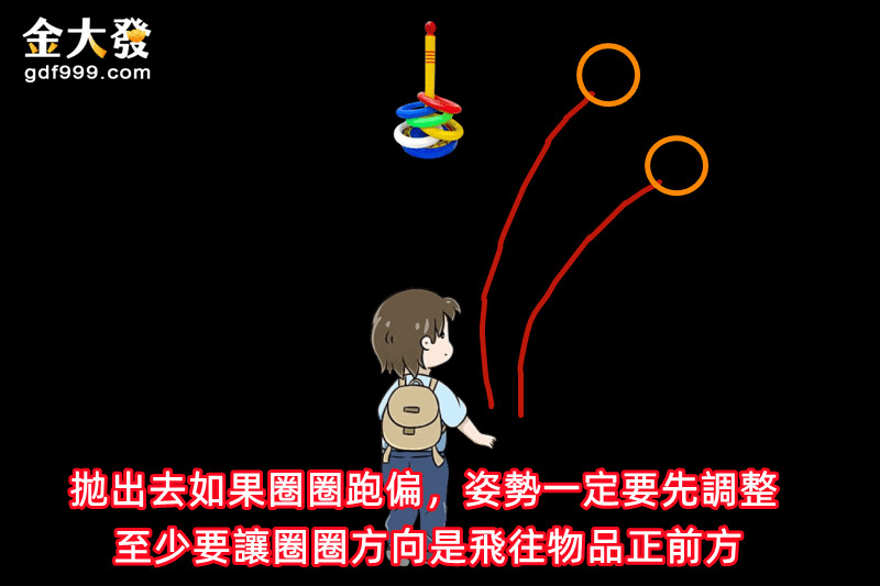 套圈圈技巧 