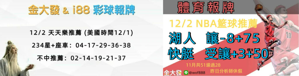 539免費報牌、運彩討論區-2024年12月勝率表-金大發娛樂城 33 1201文章用 1