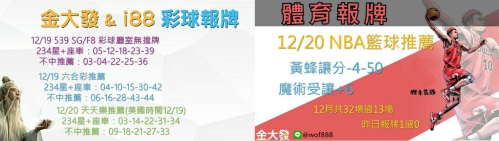539免費報牌、運彩討論區-2024年12月勝率表-金大發娛樂城 15 photo 2024 12 20 14 57 07
