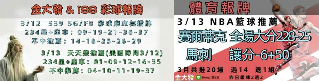539免費報牌、運彩討論區-2025年3月勝率表-金大發娛樂城 22 31211221