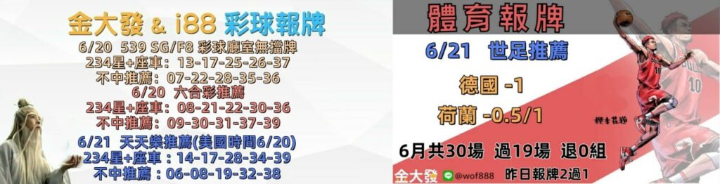 539免費報牌、運彩討論區-2026年6月勝率表-金大發娛樂城 12 photo 2026 06 20 14 24 35